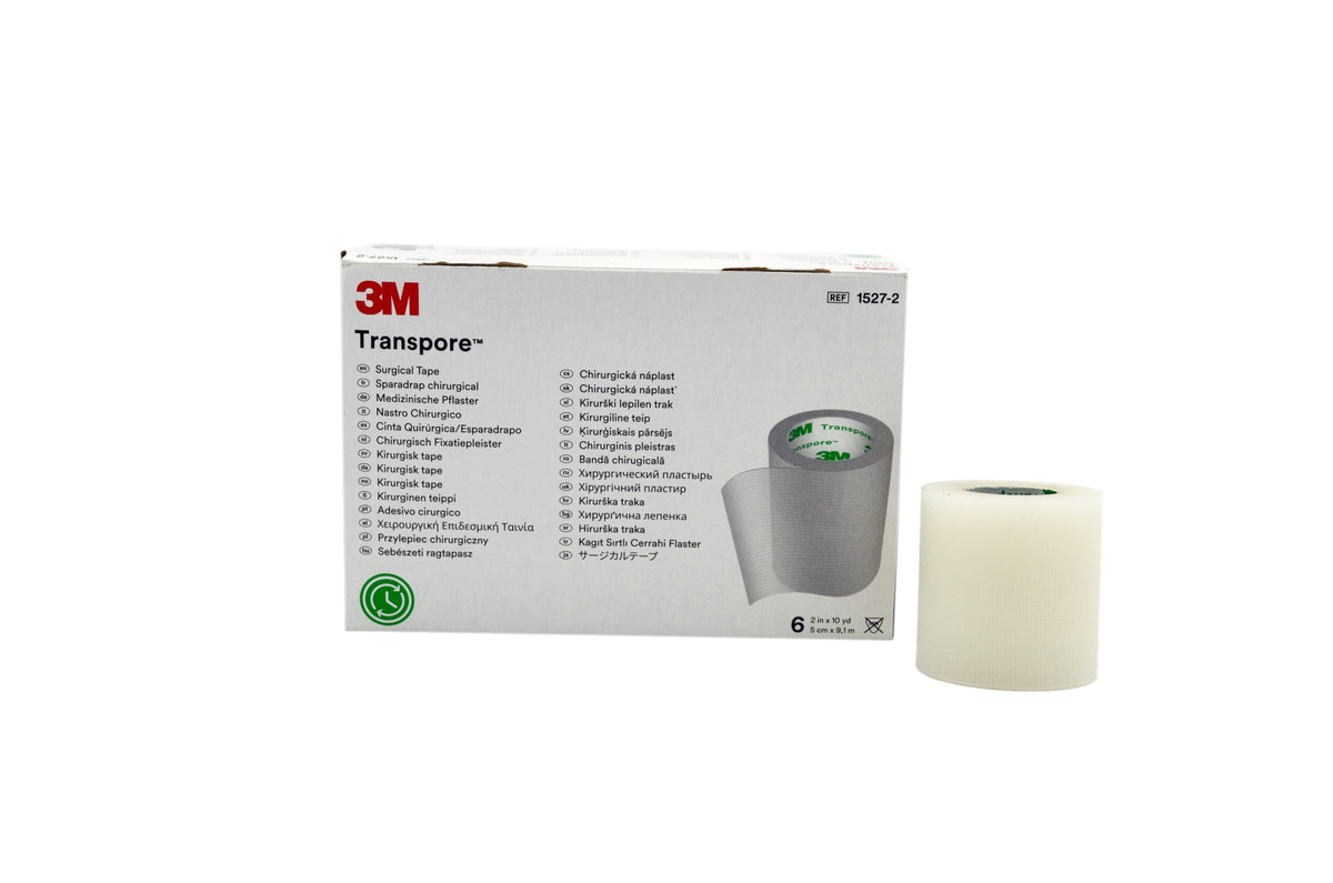 Diachylon 3M transpore* hypoallergène (2'' X 10 verges)