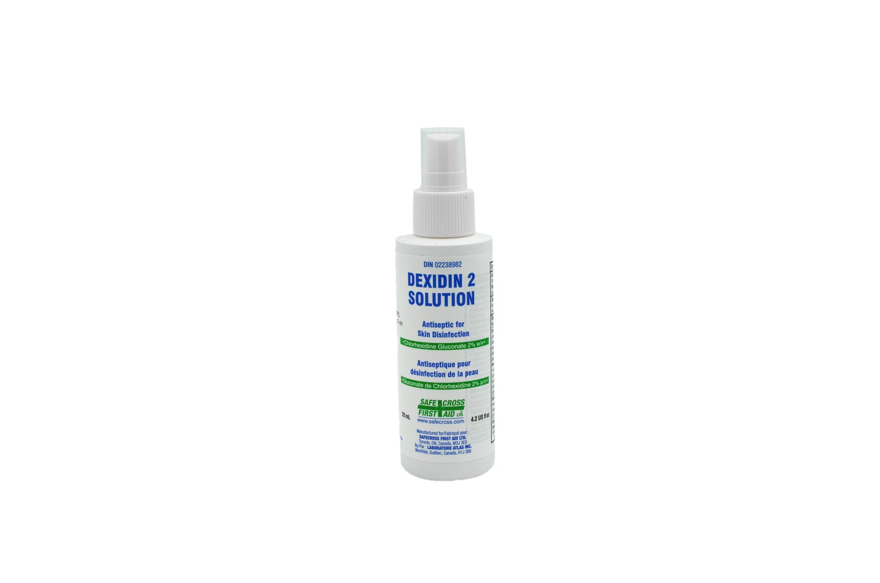 Solution Antiseptique BZK, Vaporisateur (125 ml)