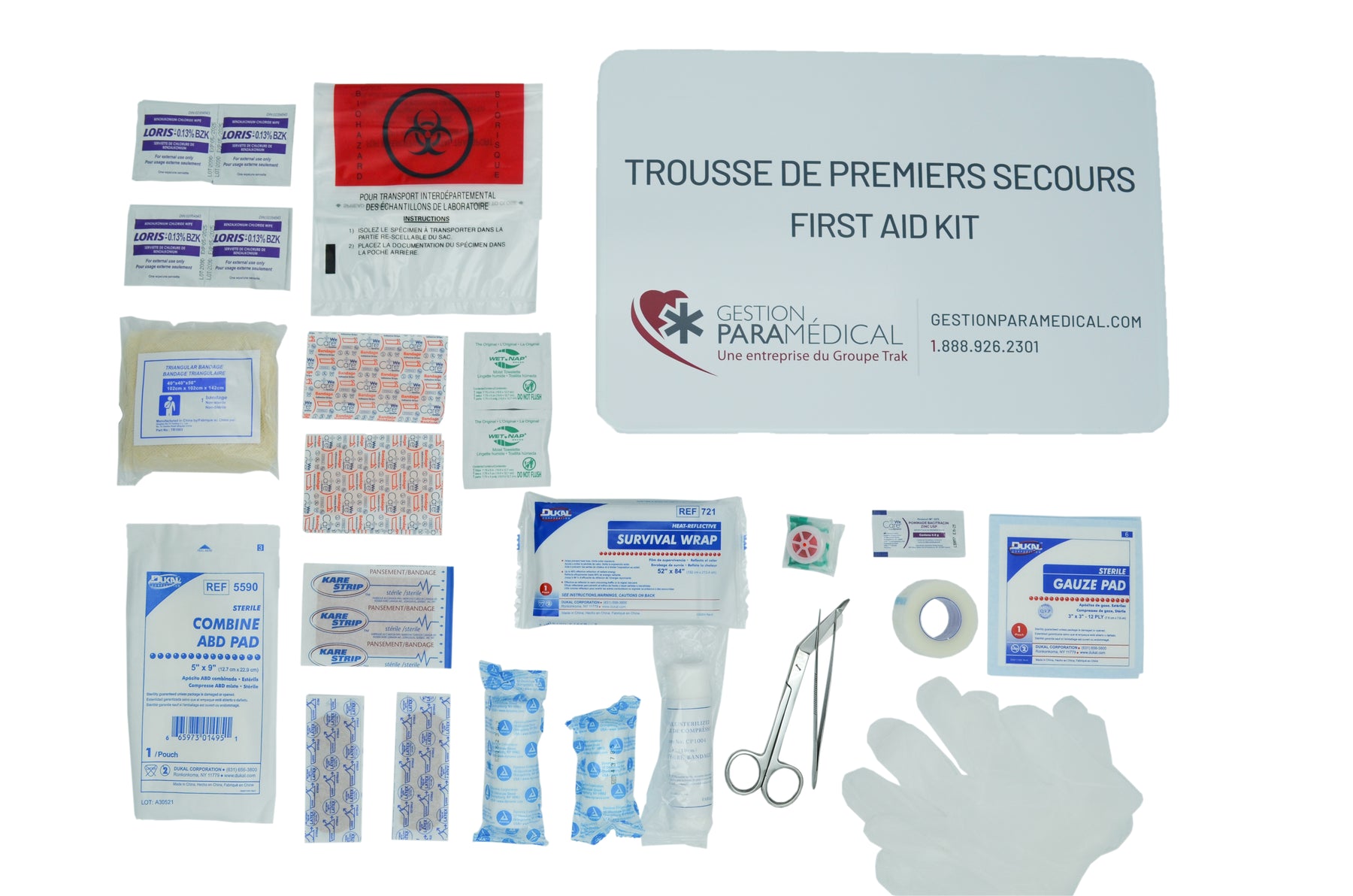 Trousse faible risque (ou modéré) - 25 travailleur(se)s et moins