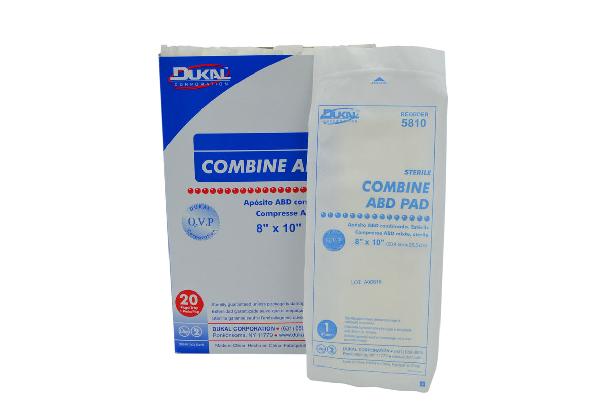 Coussinet abdominal stérile (8'' X 10'')