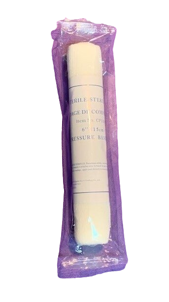 Pansement compressif stérile (15,2 cm X 15,2 cm)