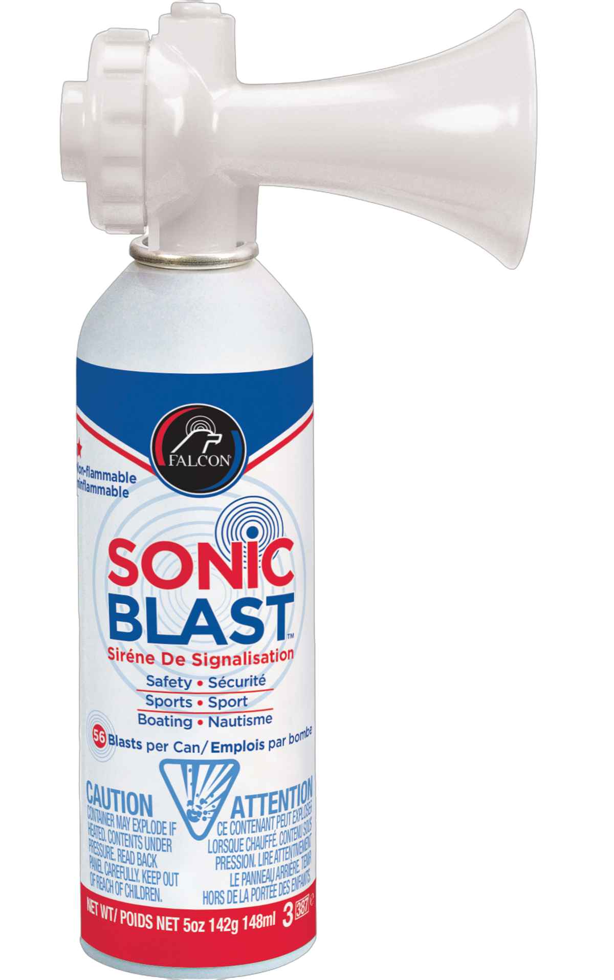 Avertisseur sonore Sonic Blast avec trompette en plastique