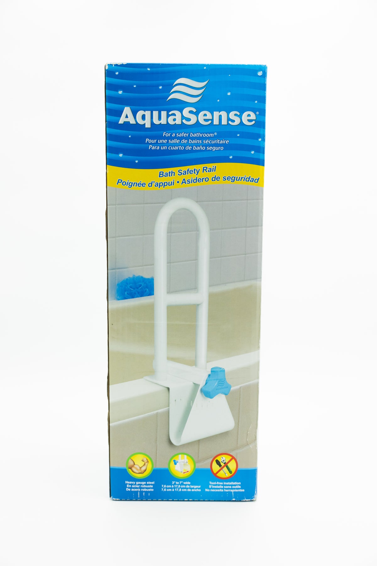 Poignée d’appui pour baignoire, AquaSense