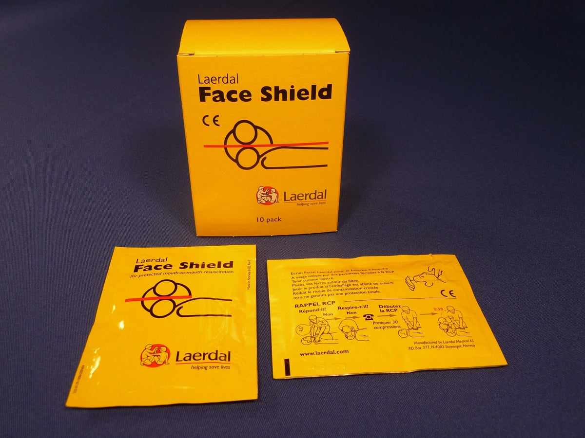 Écran facial de protection «Laerdal» (boîte / 10) - Gestion Paramédical